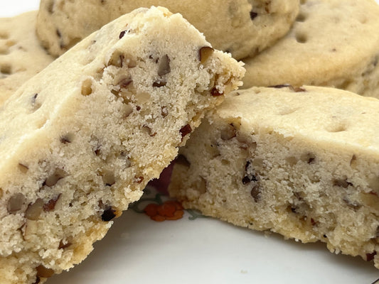 3. Pecan Shortbread Cookies - 12 cookies