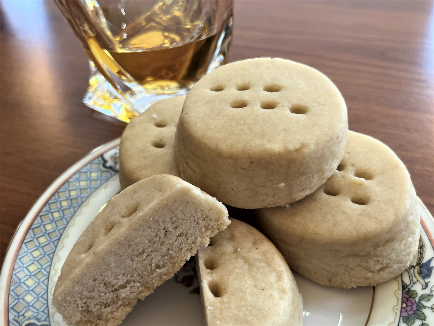 5. Caraway / BourbonGlaze Shortbread Cookies - 12 cookies